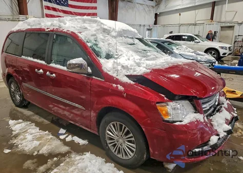 2013 Chrysler Town & Country Touring L из США, поврежденный, VIN 2C4RC1CG7DR715933